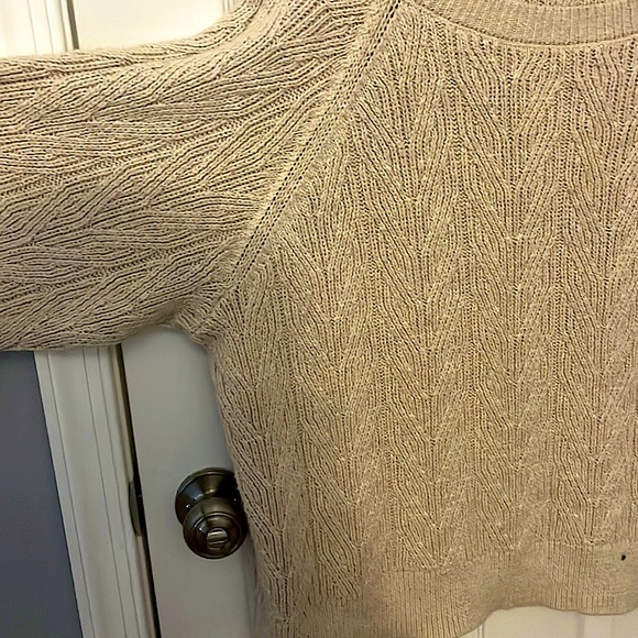 Old Navy Knit Cream Sweater XXL - Picture 4 of 5